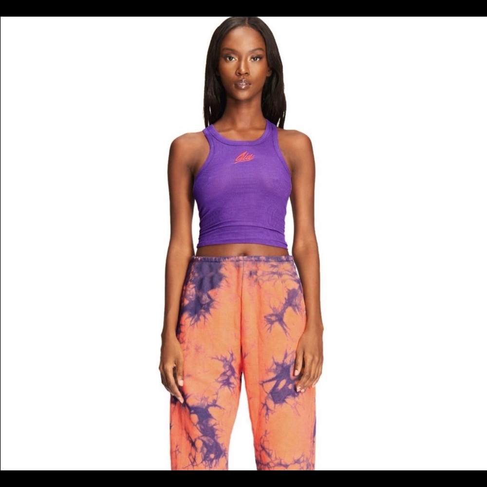 I.AM.GIA Purple racer tank top